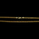 18K Yellow Gold Rope Chain 15.5"