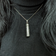 Sterling Silver Floral Pill Holder Case Necklace