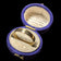 18K Yellow Gold Simple Wedding / Stacker Band 3.6mm Size 6 3/4 England Hallmarked