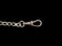 Sterling Silver Art Deco Watch Fob Chain with Panels, Dog Clip & Bolt Clasp 12"