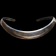 Polished Sterling Silver Flat Minimalist Thick Choker Necklace
