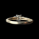 14K Yellow Gold & White Gold Art Deco Diamond Engagement Ring Size 6 3/4