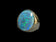 14K Yellow Gold Large Mosaic Opal Triplet Ring Size 8 1/4