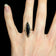 10K Yellow Gold Hematite / Black Alaskan Diamond Marquise Cut Ring Size 5 1/4