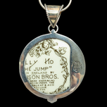 Equestrian Horse / Fox Hunt Themed Johnson Bros Ironstone Pottery Necklace