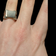 Sterling Silver & 14K Yellow Gold Unisex Signet Ring Size 6 3/4