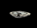 .800 Silver Delft Holland Windmill Brooch with Filigree Setting