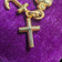 10K Yellow Gold Faith, Hope & Charity Charm Puffy