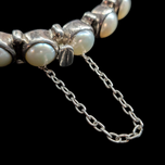 Sterling Silver Silpada "Sunken Treasure" Pearl Bracelet