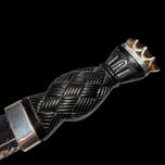 Sterling Silver 1951 Robert Allison Glasgow Traditional Scottish Sgian-Dubh Sock Knife