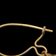 10K Yellow Gold & White Topaz Hinge Earrings