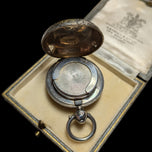 Edwardian Sterling Silver Sovereign Coin Case Samuel Levi 1902 Birmingham