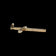 10K Yellow Gold Cross with Decorative Etching