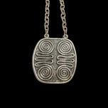 John Friese Denmark Pewter Mid-Century Modernist Necklace