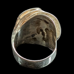 Kaunis Koru Sterling Silver Conversion Ring Finland MCM Size 7