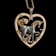 Sterling Silver & Gold Unicorn Necklace