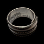 .925 Silver David Andersen Historical Recreation Saga Ring Size 7 Original Box