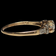 Antique 14K Art Deco Style High Setting Diamond Ring 6 1/2