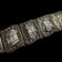 Sterling "S&F" Filigree Storytelling Panel Link Bracelet Asian Figures & Symbols