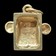 10K Yellow Gold Telephone Charm / Pendant for Bracelet or Necklace