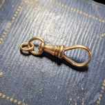 14K Yellow Gold Albert Chain Dog Clip Connector