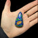 Vintage Gilt Silver Chinese Export Cloisonné Enamel Flower Pillbox Locket Pendant