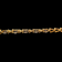 10K Yellow Gold Triangle Link Bracelet with Tanzanite & Diamond