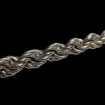 Sterling Silver Chain Link Twist Hollow Bracelet - Chunky