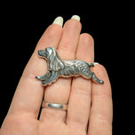 Sterling Silver Springer / Cocker Spaniel Dog Brooch