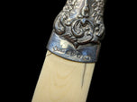 Antique Page Turner Sterling Silver & Bone by Henry Matthews Birmingham 1890s