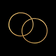 14K Polish Yellow Gold 1 3/4" Hoop Earrings