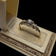 14K Yellow & White Gold & Diamond Art Deco Ring Size 6 3/4