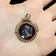 9K Rose Gold & Agate Roman Intaglio Watch Fob / Pendant Spinning Fob