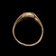 10K Yellow Gold Plain Signet Ring Scroll Work Sides Size 4.5