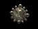 Liquid Bead Sterling Silver & Tourmalated Quartz Statement Modernist Ring Size 6.5