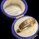 22K Etched Yellow Gold Band 4.1mm Size 5 3/4