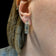 10K Yellow & White Gold Two Tone Open Work Celtic Knot Hoop Earrings by SCJ