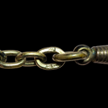 Gold Filled Watch Fob Chain: Panel Link