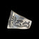 Mexico Sterling Silver Hopi / Native Bear Claw / Kokopelli Stamped Ring Size 14