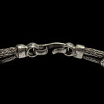 .900 Silver Chainmail Statement Bib / Collar / Tribal Necklace