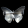 Charles Horner Sterling Silver Blue Morpho Butterfly Brooch C Clasp