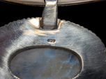 Sterling Silver and Moonstone Choker / Collar Necklace