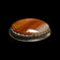 Antique Sterling Silver Banded Agate Brooch C Clasp