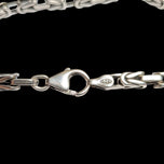 Sterling Silver Byzantine Link / Chain Bracelet