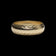 10K Yellow Gold Wide Chevron / Arrow Etched Band Size 7 3/4