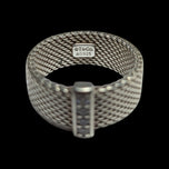 Tiffany & Co Somerset Mesh 4 Diamond Ring Size 4.5