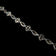 Sterling Silver Black Diamond & CZ Bracelet