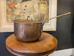 Tin Lined Bottega Italy Copper Sauce Pot 7.5"