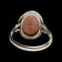 Vintage Sterling Silver Detailed Cameo Ring Size 6 3/4
