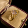 10K Yellow Gold and Pink Cubic Zirconia Ring Size 6.5
